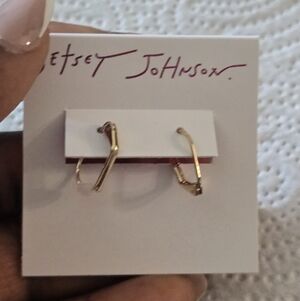 Betsey Johnson Gold Tone Earrings Women New